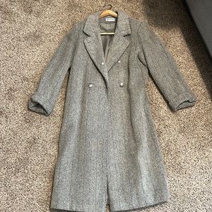 Nice heavy peacoat. Grey. Forecaster made in the USA